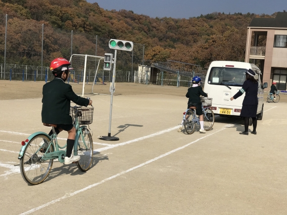 自転車実技指導