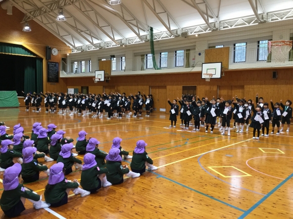 幼稚園との交流会をしました