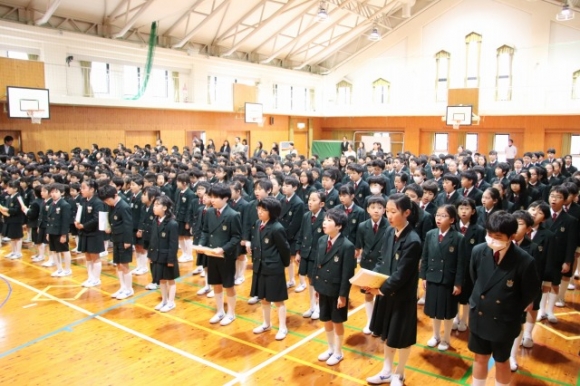 平成30年度 修了式・退任式