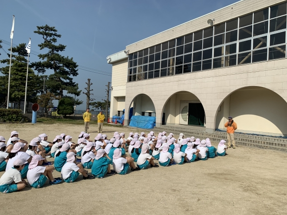 海の学校 二日目 地引網研修