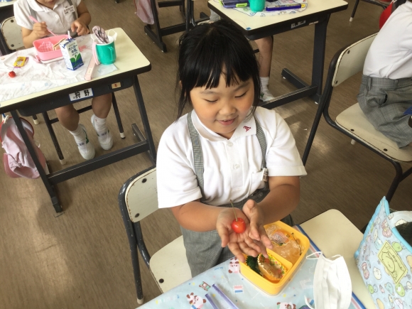 今週のお弁当時間・雨の日の休み時間