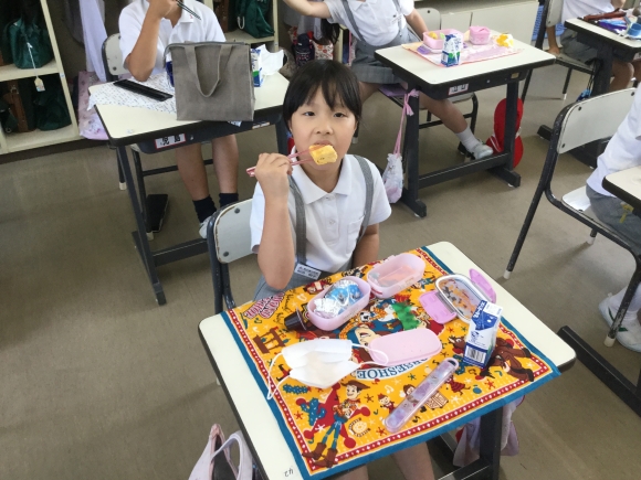 今週のお弁当の時間の様子です⭐︎