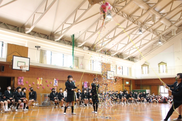 ６年生を送る会