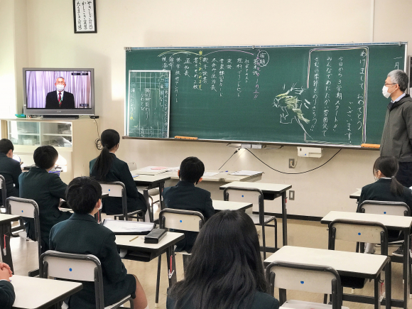 ３学期　始業式