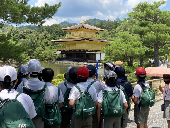 修学旅行　1日目　金閣寺