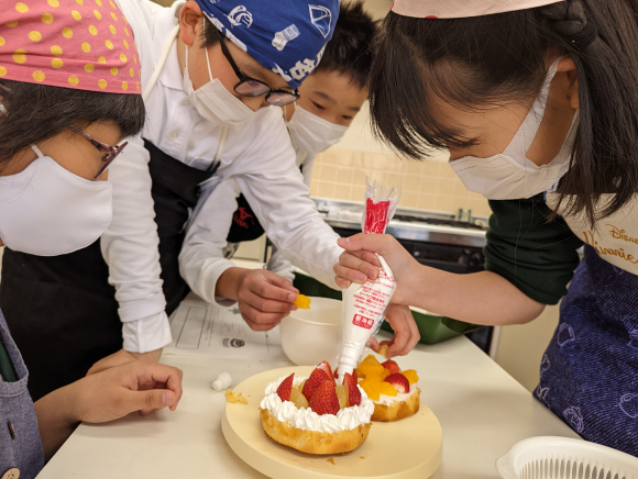 クリスマスケーキ作り