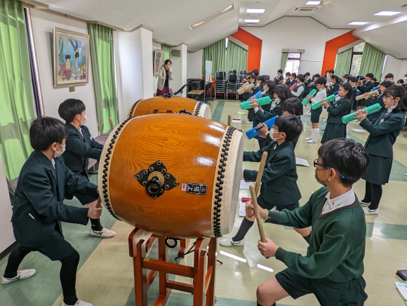 音楽発表会の練習