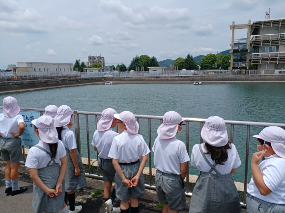 三野浄水場見学