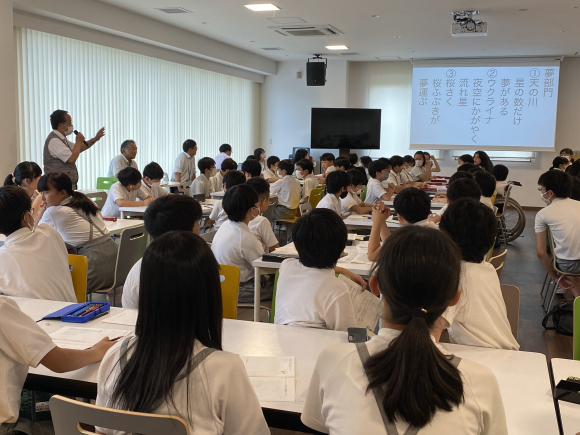 朝日塾中等教育学校学校訪問