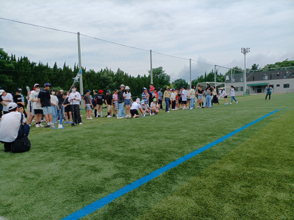 夏合宿　2日目　理科実験　発射