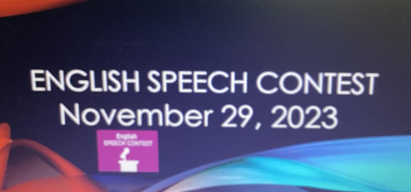 ENGLISH SPEECH CONTEST 2023