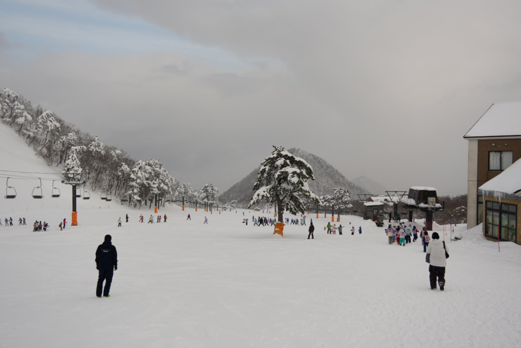 スキー教室最終日