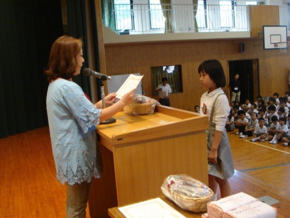第２回　親子で考える給食レシピコンテスト　表彰式