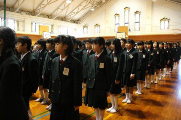 ３学期始業式