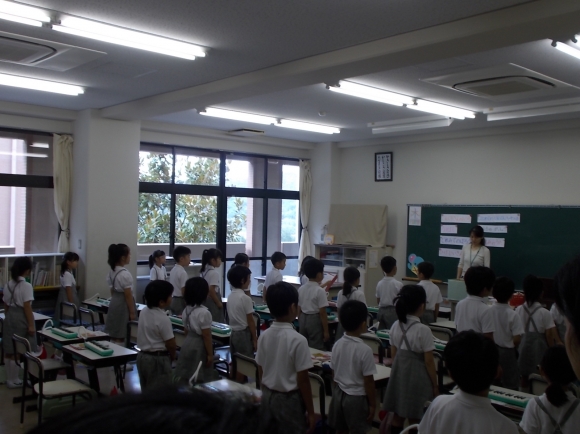 ２学期１回目の参観日