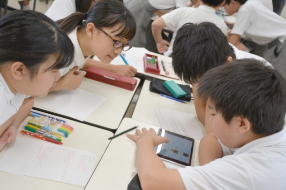 iPadを利用した調べ学習