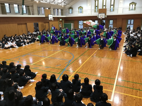 1年生を迎える会がありました
