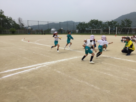 運動会の練習