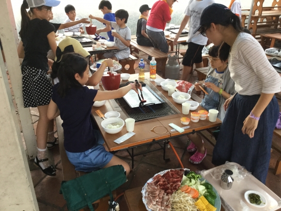 夏合宿 2日目 BBQ