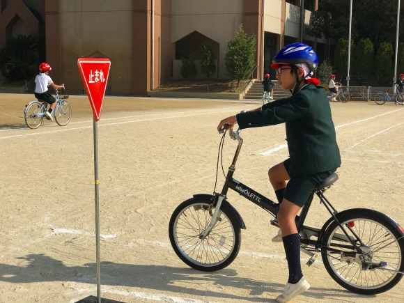 自転車実技指導