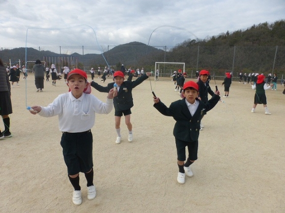 ３学期も元気に頑張っています。