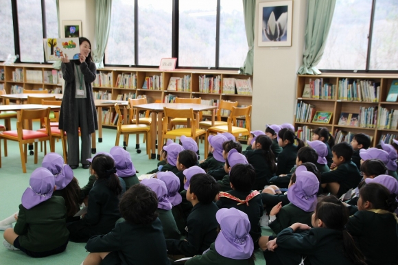 幼稚園との交流会をしました