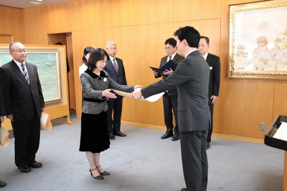 二宮教頭　私学教育功労者表彰式がありました