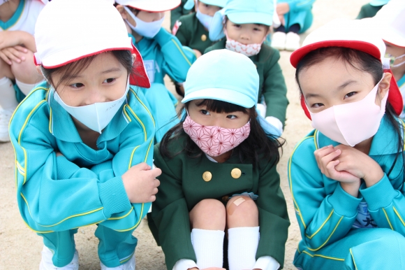 幼稚園との交流会がありました