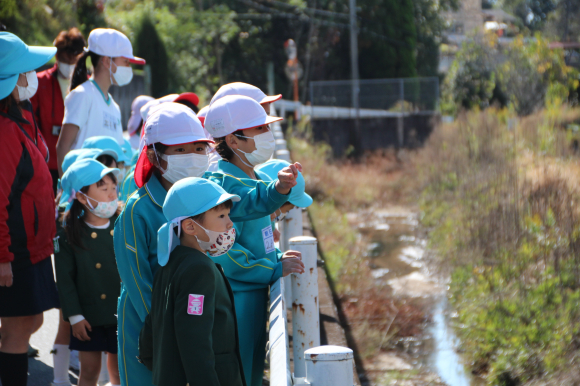 朝日塾幼稚園の年中さんとの交流