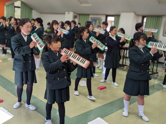 音楽発表会の練習