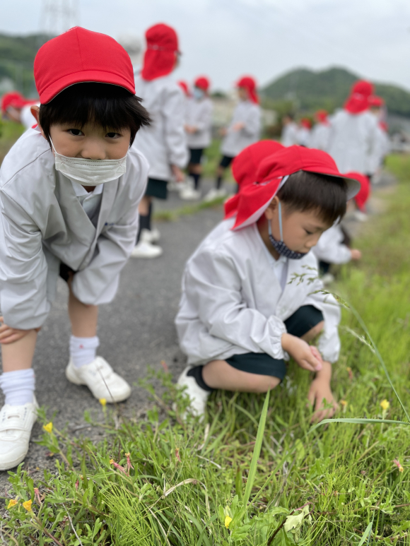 学校の周り探検