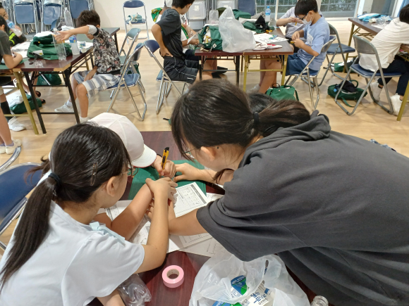 夏合宿　2日目　理科実験