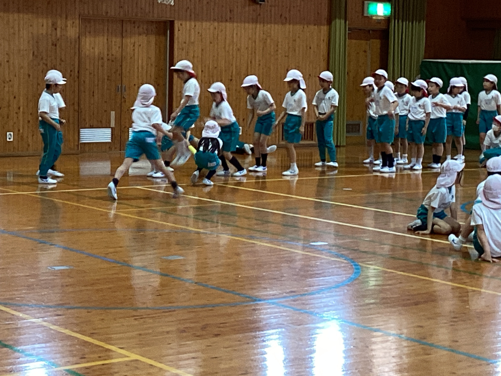 運動会の練習