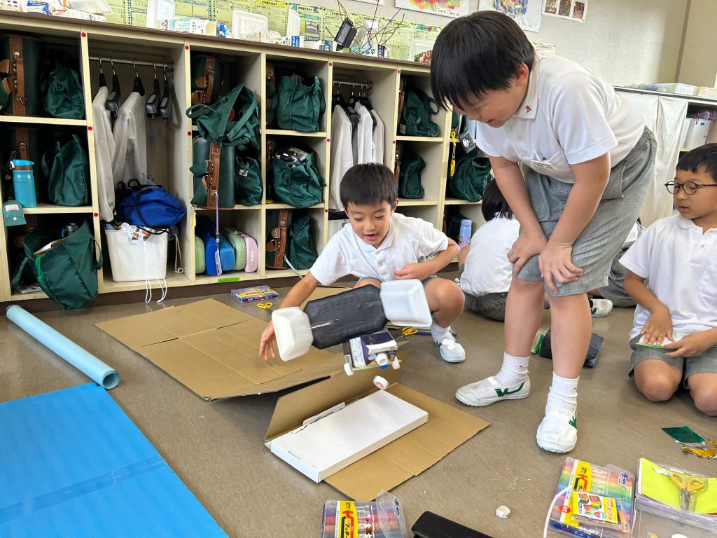 生活科「おもちゃ作り」