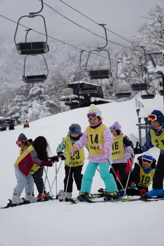 スキー教室初滑り