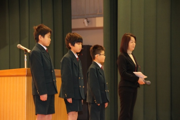 ３学期始業式