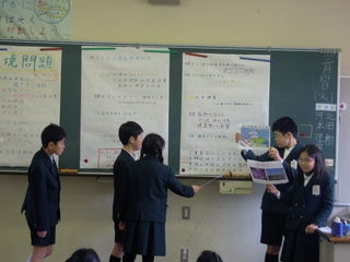 ５年生、最後の参観授業