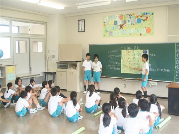 総合　外国調べ発表
