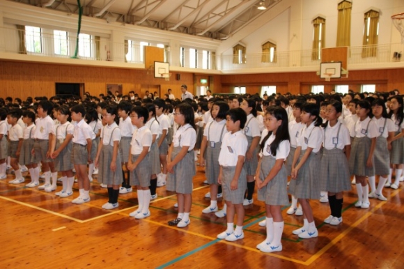 一学期終業式
