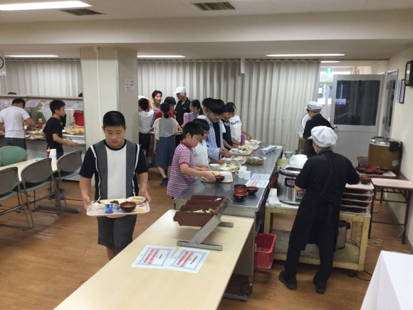 夏合宿 2日目 朝礼＆朝食