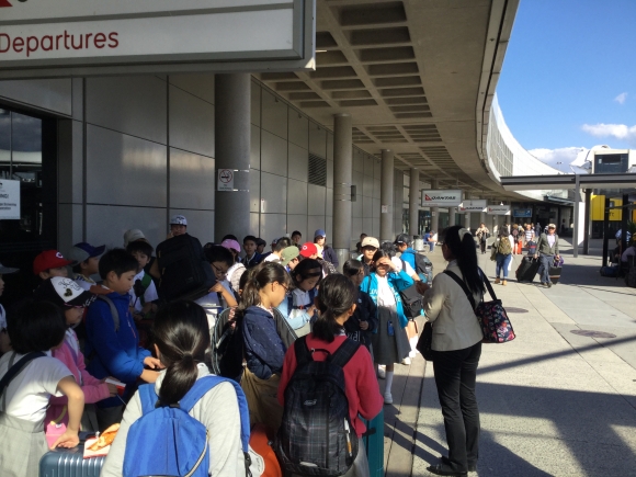 ブリスベン空港到着