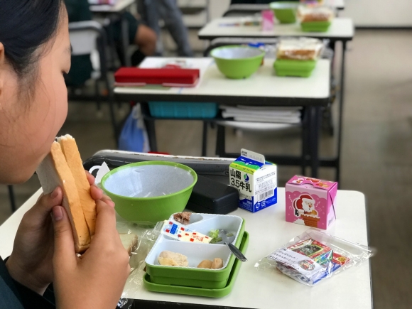 2学期最後の給食