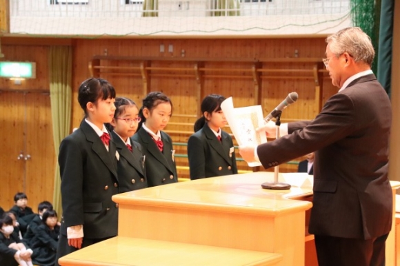 ２学期終業式