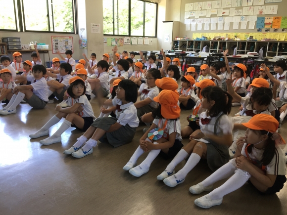 幼稚園との交流会