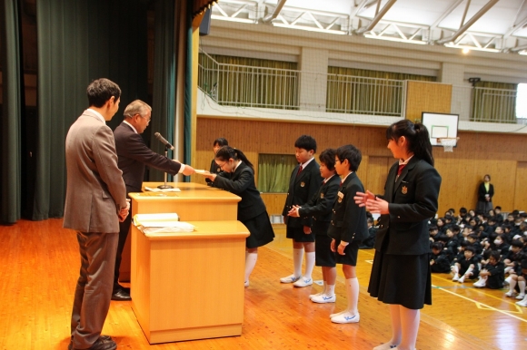 各方面で頑張った皆さんの表彰