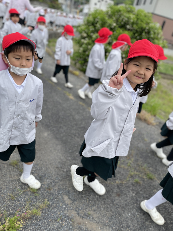 学校の周り探検