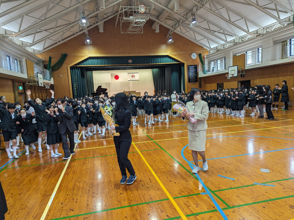 令和５年度修了式・退任式