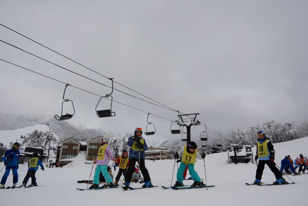 スキー教室初滑り
