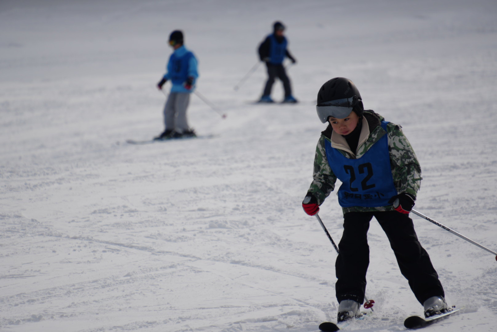スキー教室最終日