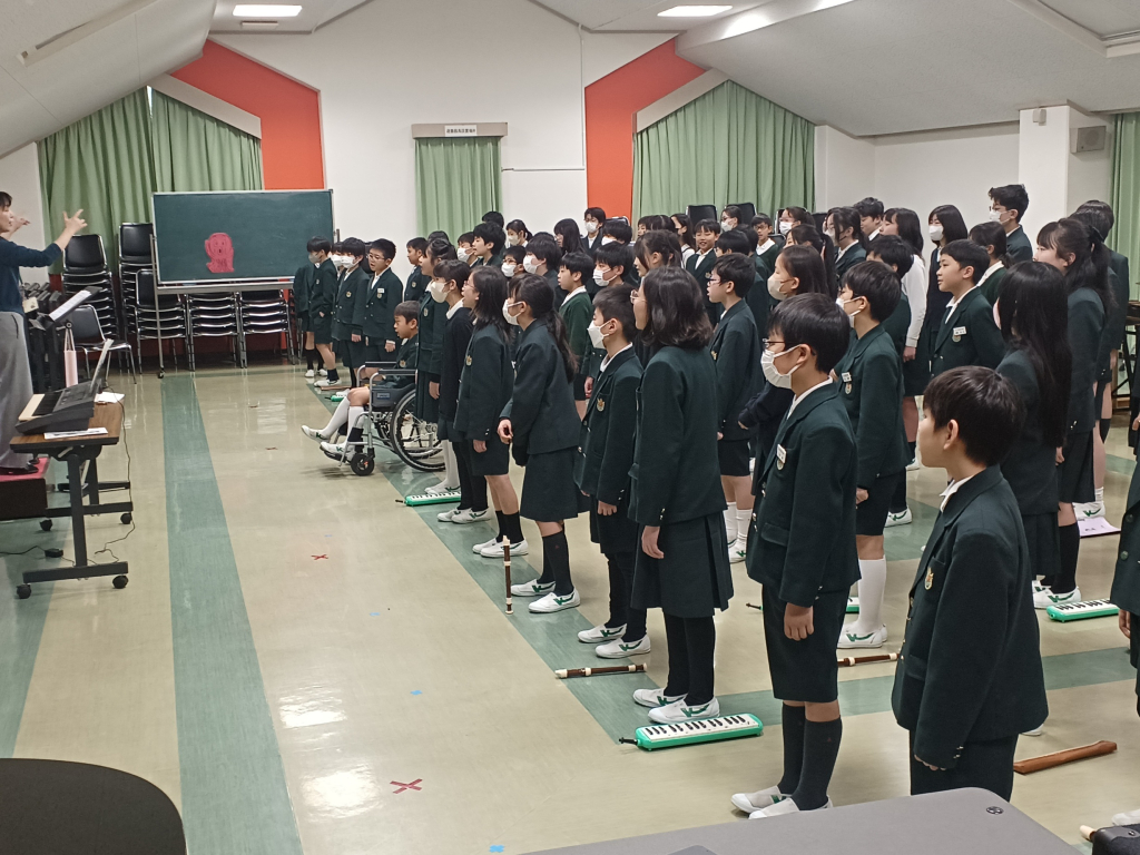 明日は音楽発表会